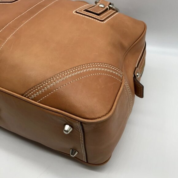 Coach Leather Camel Soho Satchel Bag 10581 - Picture 6 of 11